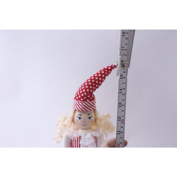 Ribbon Candy, Elf Nutcracker, 16 inches Figurine, Holiday, Festive, Winter, - Picture 2 of 3